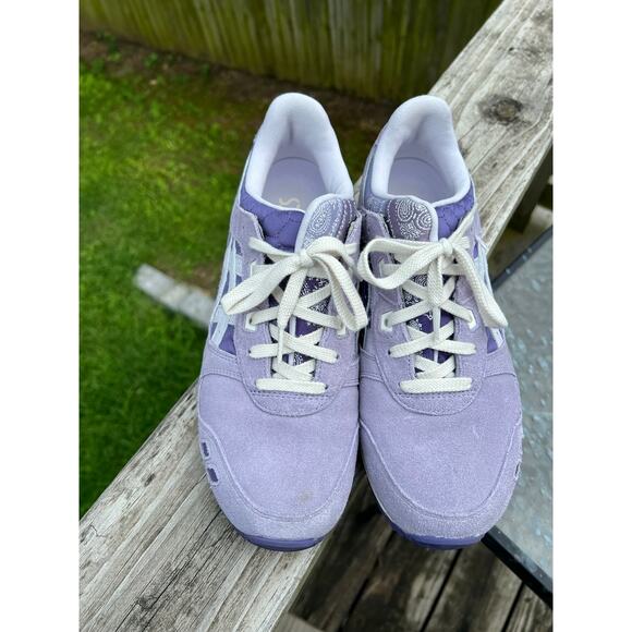 ASICS Gel-Lyte III Paisley Pack Purple 1201A318 Men’s 10.5 EU 44.5 Great Cond main image 7